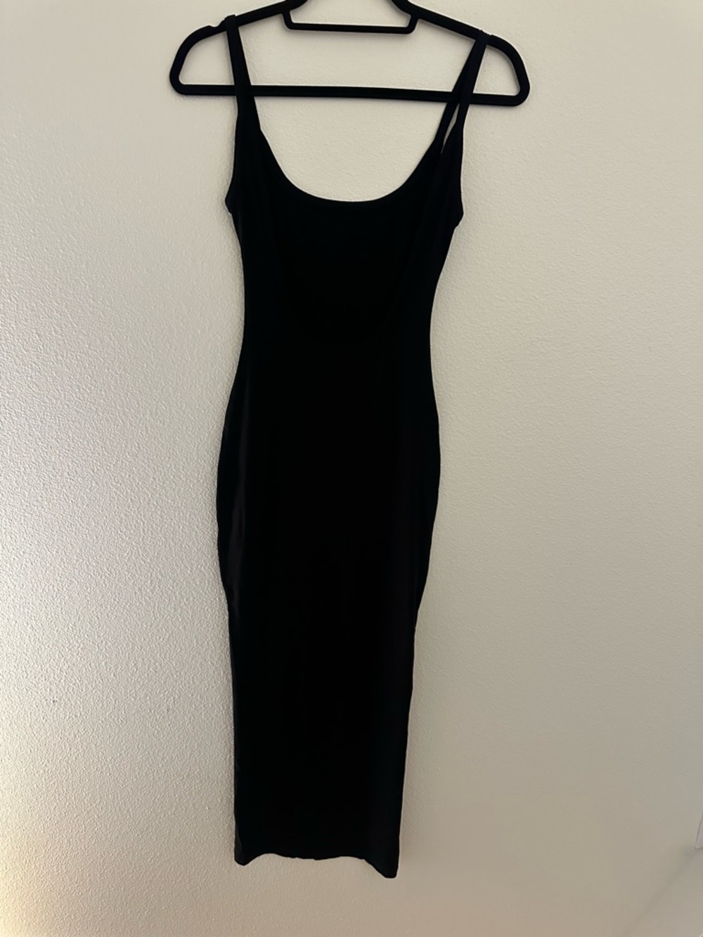 NWT All Things GoldenClassic Black Maxi Bodycon Dress - Sleek Women's Slip Dress - Picture 6 of 8